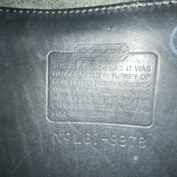 Vintage Coach Sidepack 9978 - Picture 3 of 3